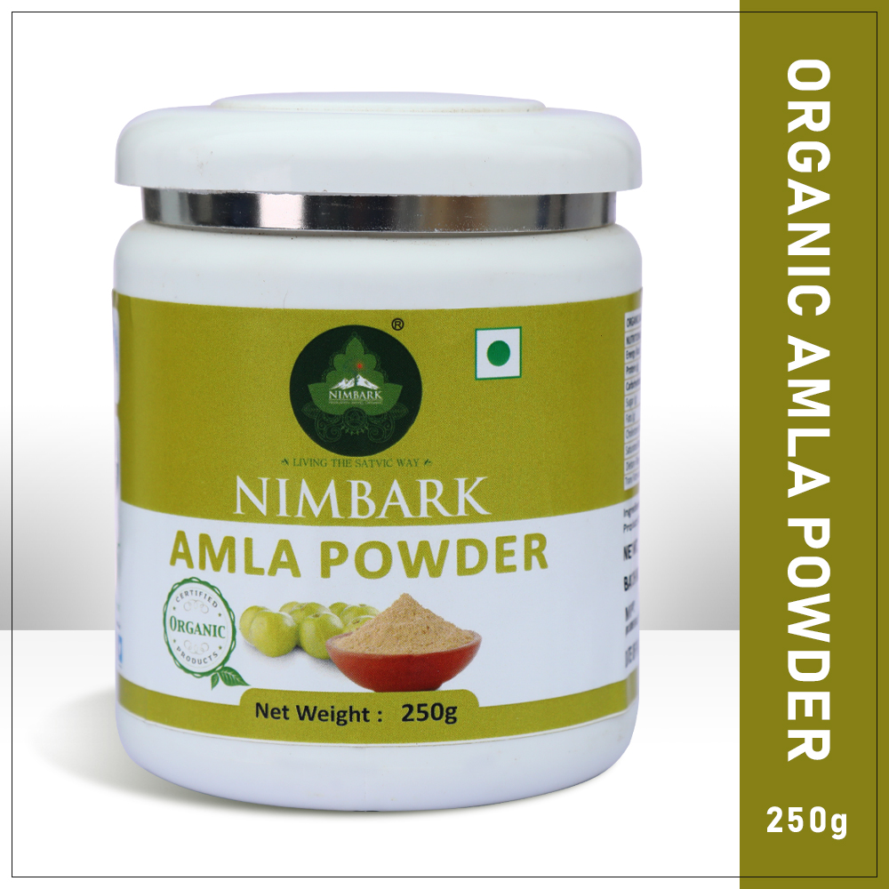 Nimbark Organic Amla Powder | Pure & Natural | Organic Powder | Immunity Powder | Amla Powder 250gm